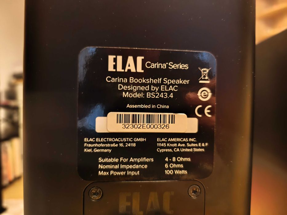 Boxe de raft ELAC Carina BS 243.4 JET5