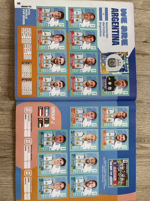 Vând album soft cover Panini WC 2026, 99,99% finalizat