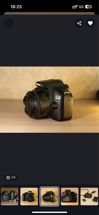 Canon 4000D в отличном состояний