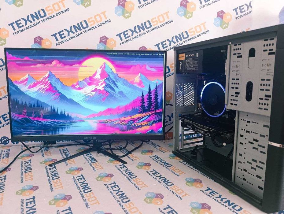 Игравой компютиер с монитром