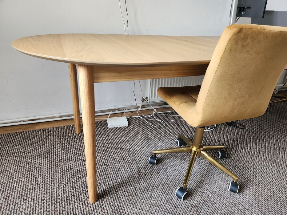 Vand masa living Masă MARSTRAND 100x200/280 stejar natur