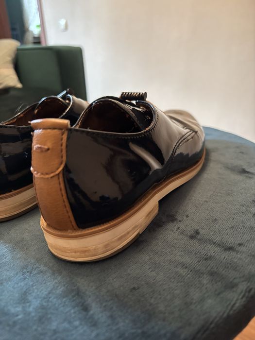 Туфли (лоферы) лакированные