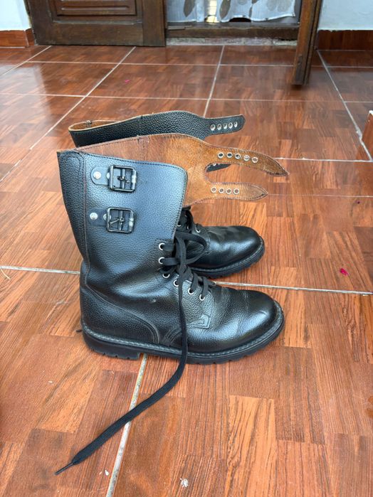 Bocanci piele armata