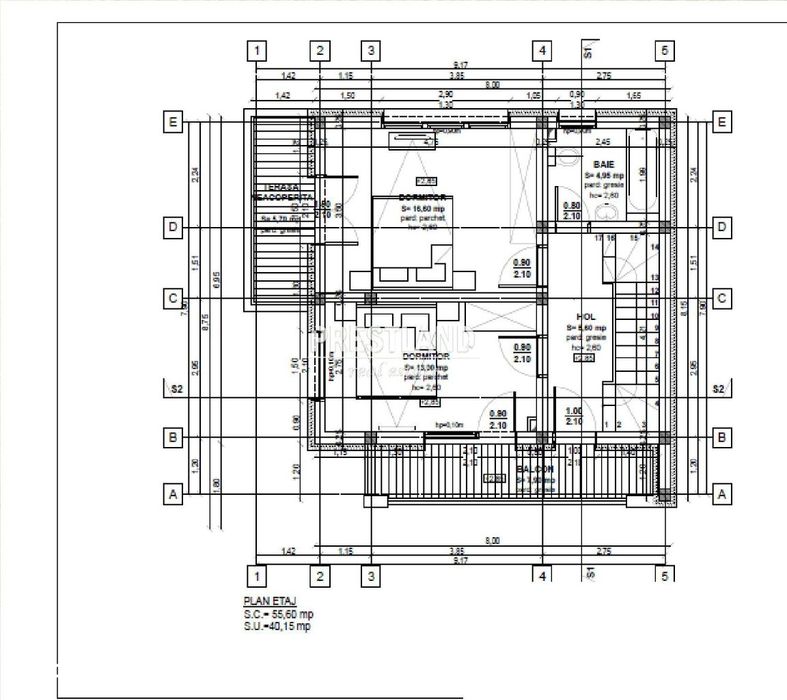 Casă pretabilă pentru 2 familii cu teren 434 mp.