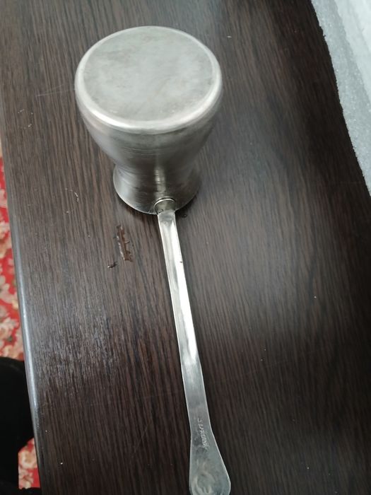 Кофеварка серебро