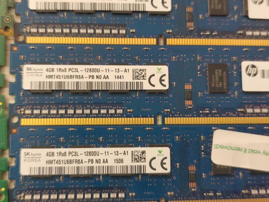 Продавам 14 броя RAM памет 4Gb DDR3