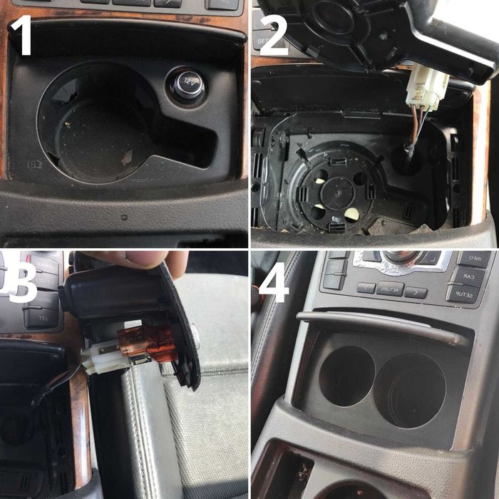 Audi A6 C6 4F - аксесоари, поставки за чаши, къпхолдъри и др.