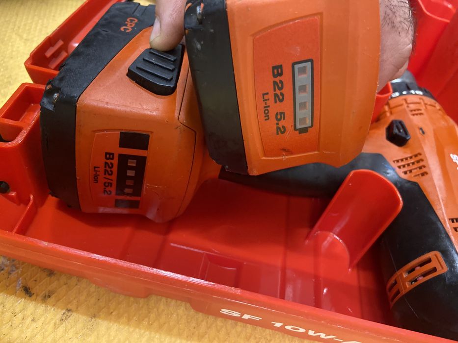 Hilti SF filetanta gauri structuri metalice garaje hale bosch makita