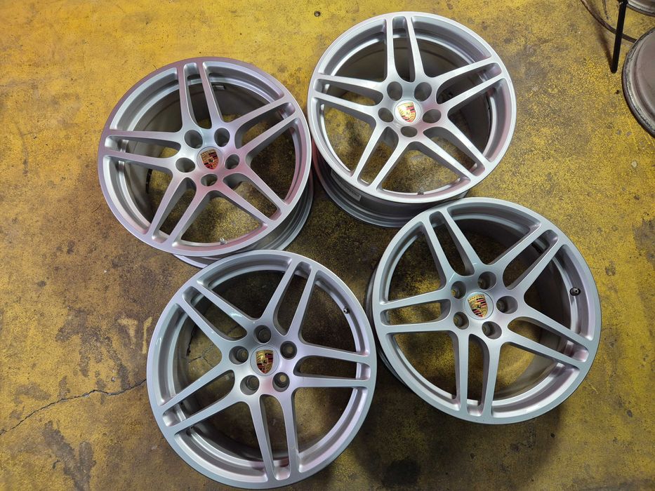 4 Jante Aliaj 5x112 18'' OEM Porsche Macan - CA NOI 2 Latimi + SENZORI