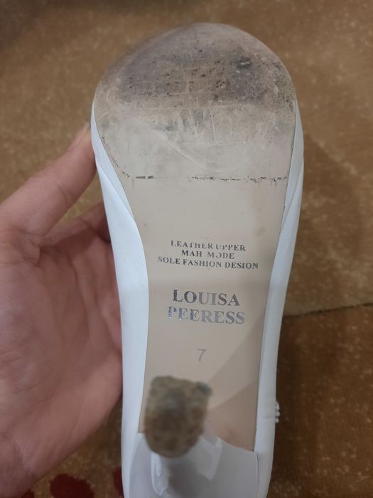 Свадебные белые туфли 38 размер