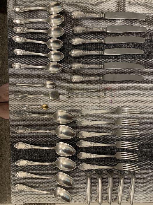 Set tacamuri argintate