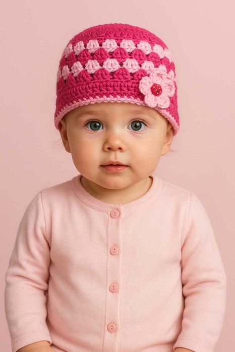 Ръчно плетени детски шапки