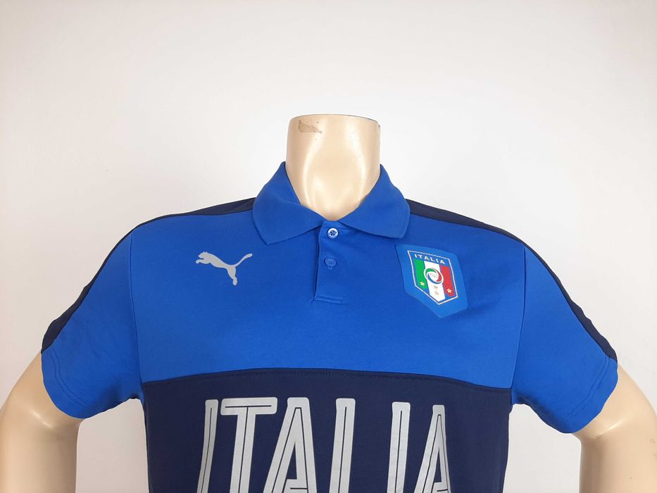 Puma Italy - Оригинална мъжка тениска с яка размер XL