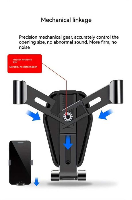 „Универсална поставка за телефон –сгъваема, стабилна– 360° регулиране“