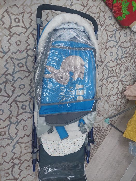 Зимняя санка коляска