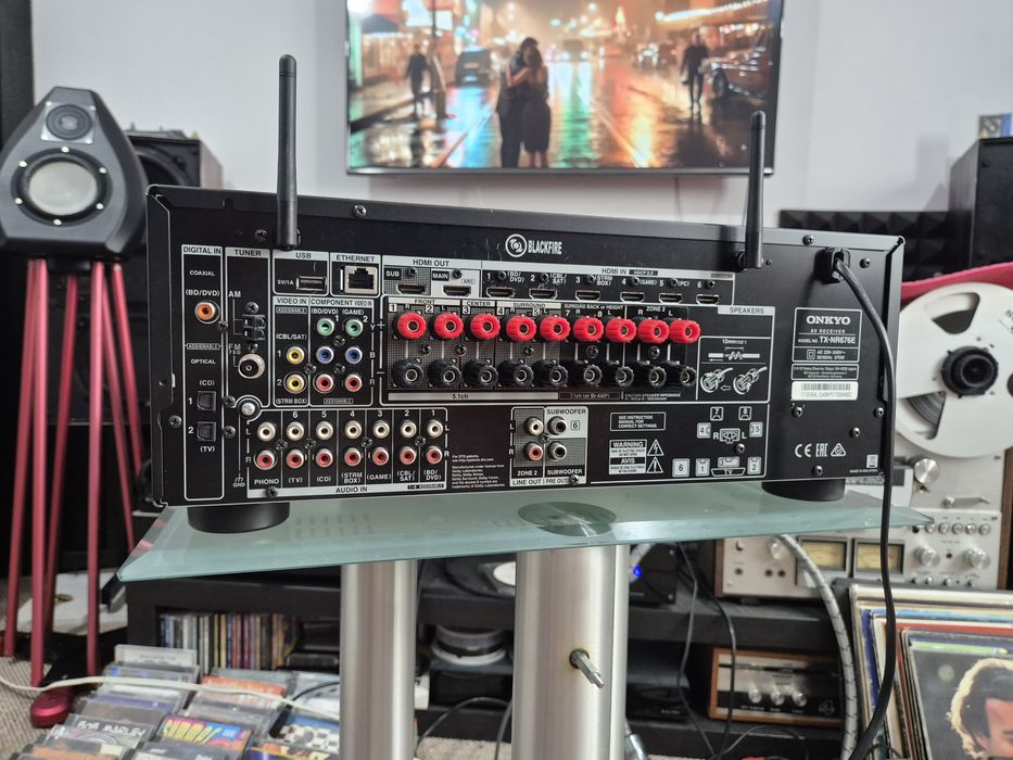 Onkyo TX NR676E Receiver Dolby Atmos Bluetooth HDMI Arc Wifi