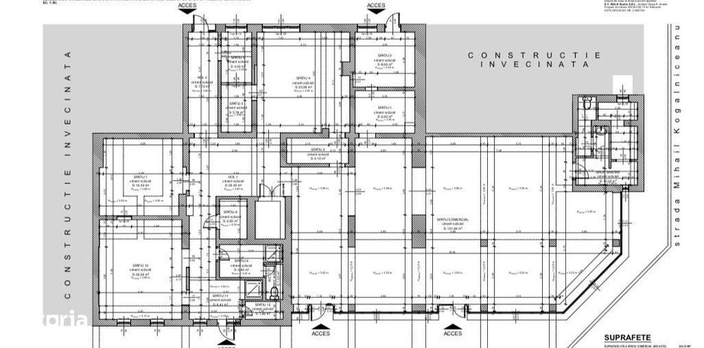 Spatiu comercial 268 mp Piata Cetatii | Vitrina mare | Parcare