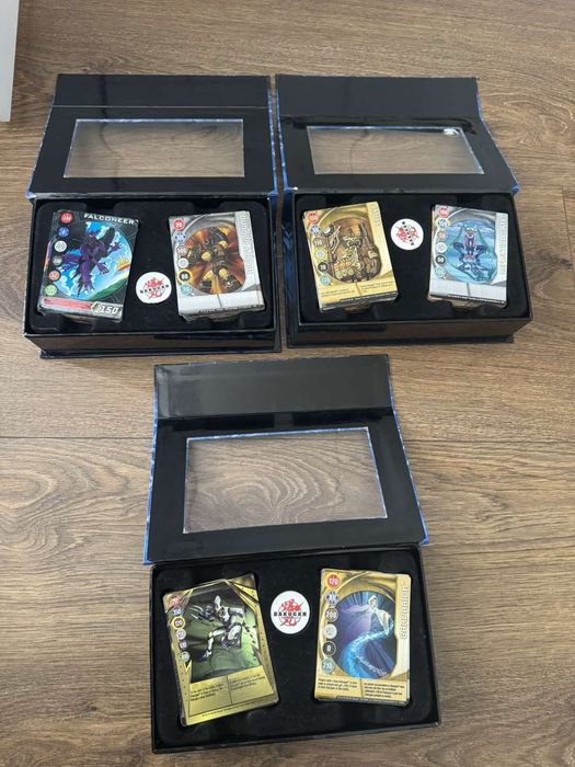 Бакуган карти с магнитна кутия