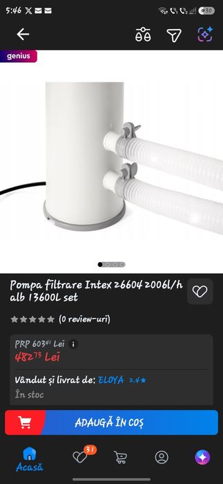 Pompa Intex  Piscina