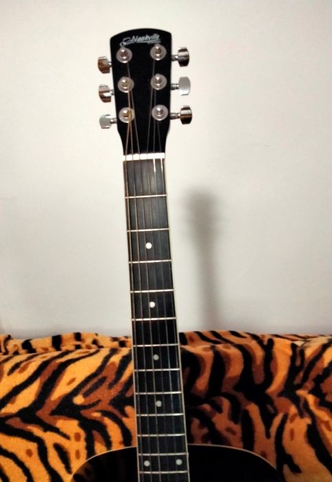 Електро акустична китара Nashville GSD-60 -BK с Fishman 301