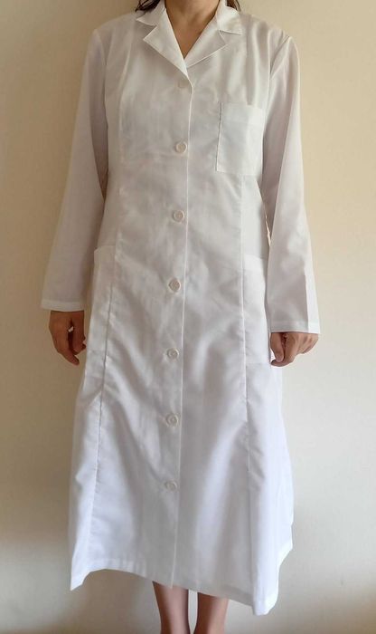 Ново работно облекло жени - тип "манта" на ниски цени, 100 % памук.