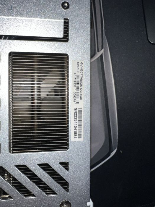 Nvidia GeForce RTX 3070 ti OC VISION 8gb