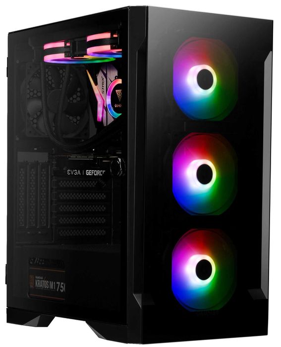 Геймърски компютър Ryzen 5 5600X / RTX 3070 / 16GB / SSD+HDD 24м гар.