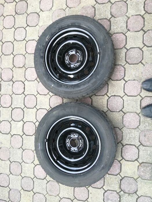 2 Железни джанти 15 цола 4х108 с гуми R15 185/65