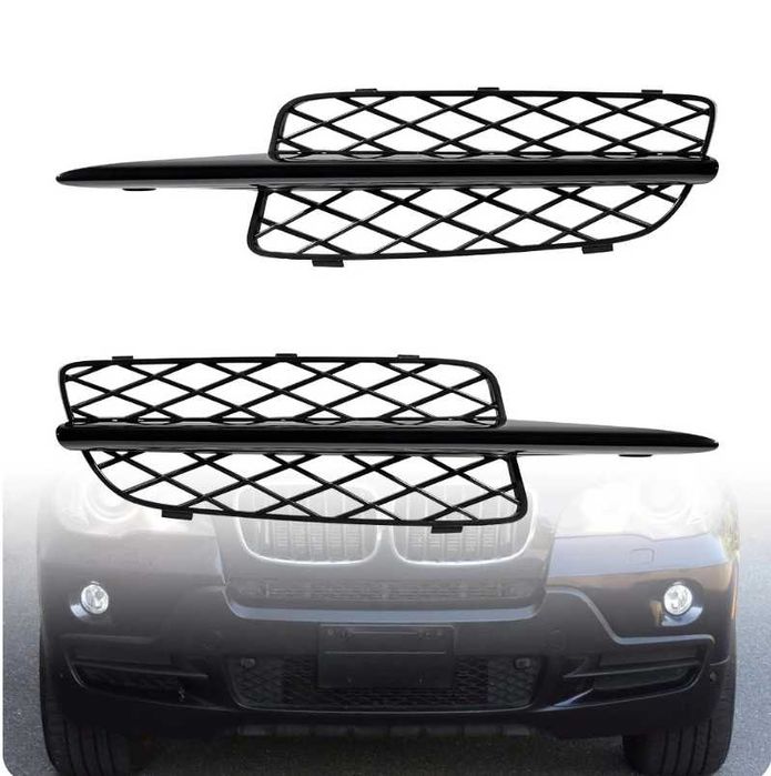 Лява Дясна решетка BMW E70 X5 07-10 БМВ джип 4х4 offroad броня капак