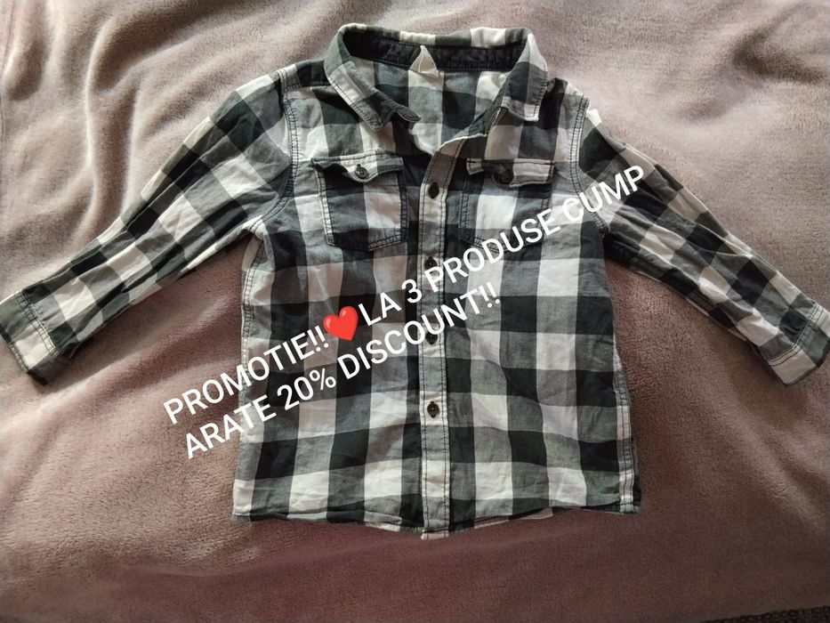 Cămașă băiat H&M 1-2 ani