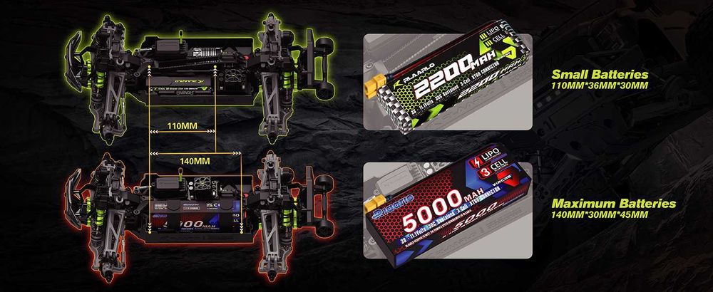 НОВА RC CAR 1/10 brushless, 50 км/ч,кола с дистанционно управление