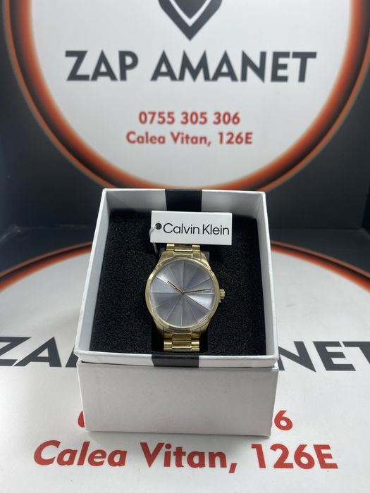 ZAP AMANET VITAN - Ceas Calvin Klein - Gold