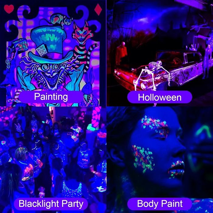 Eleganted 100 W LED UV Black Light Spotlight, 385-395 nm Black Light Lamp