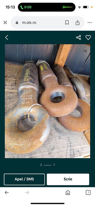 Ochet remorca remorcare rotativ tractor utilaje agricole toată gama se