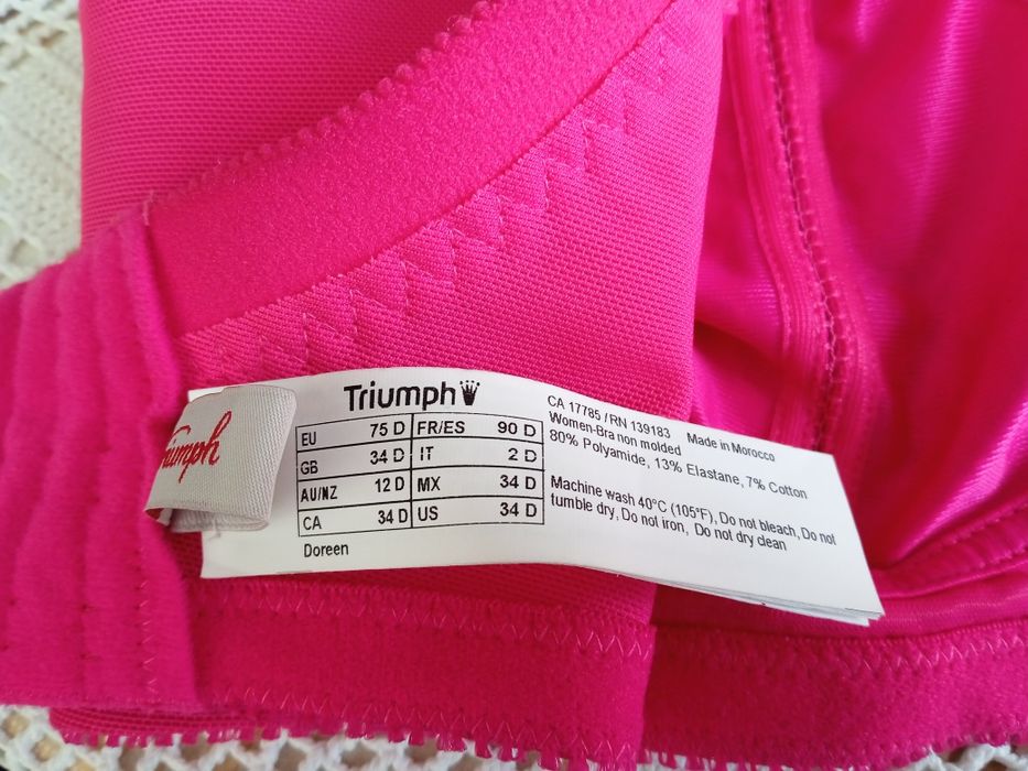 НОВ дамски сутиен Triumph Doreen - размер 75 D