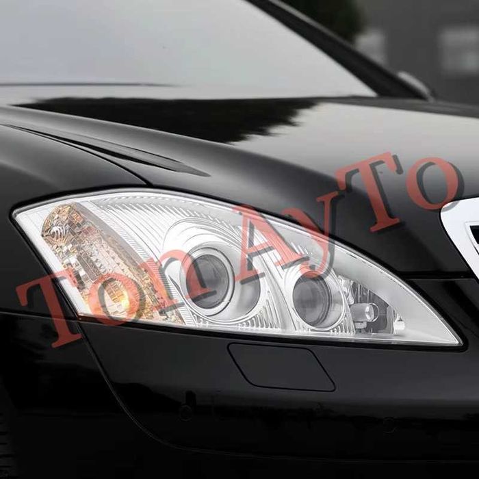 Капаци Фарове Мерцедес W221 Mercedes W221 2006 - 2009 S Class PRE LCI Преди Фейслифт Стъкла Фарове Капаци