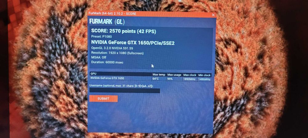 MSI GTX 1650 4GB Видеокарта