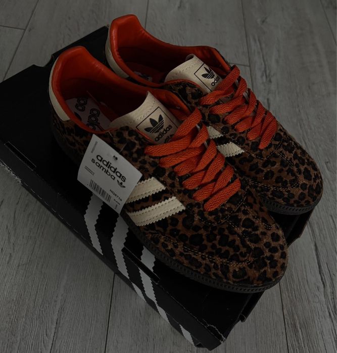 Adidas Samba OG Dark-Leopard Print