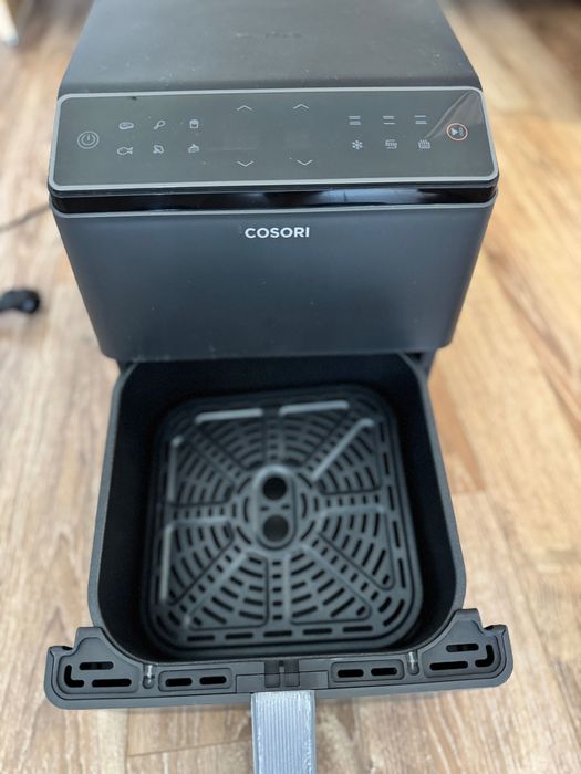 Air fryer COSORI Dual Blaze , 6.4l, 1700W, gri inchis-negru + GARANTIE