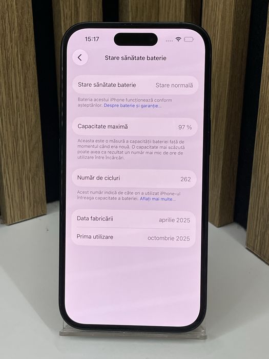 Iphone 15 128Gb 97% baterie Garantie / Factura #60196