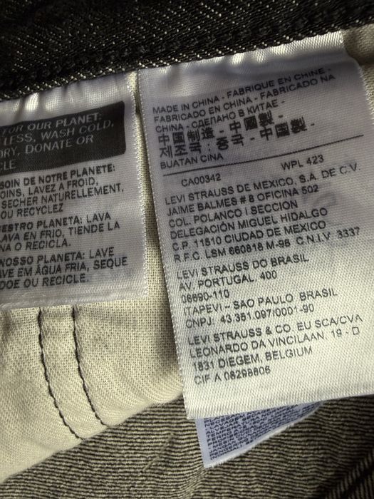 Blugi LEVIS 501 Negru Barbati | Marime 46 x 34 (Talie 124 cm)