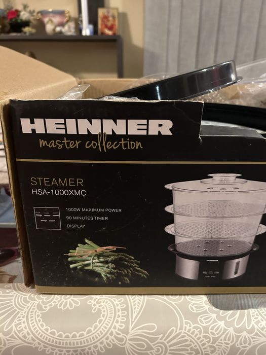 Aparat de gatit cu aburi Heinner Steamer hsa-1000xmc