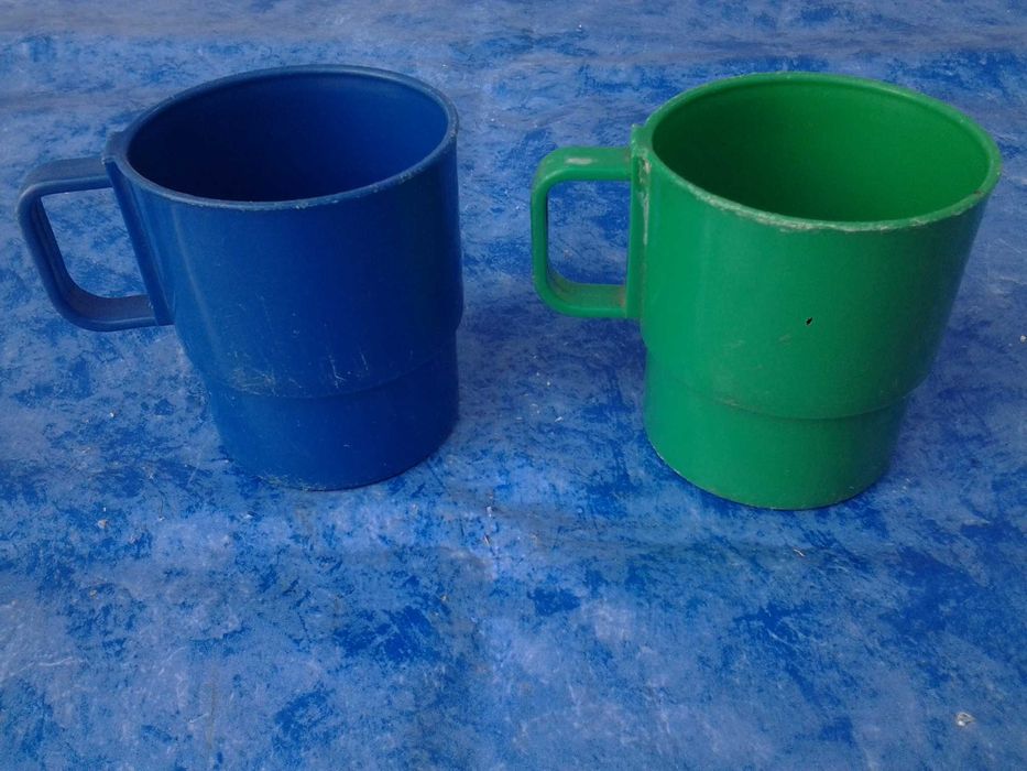 Blue & Green, set 2 cani cesti cafea si ceai, 200 ml
