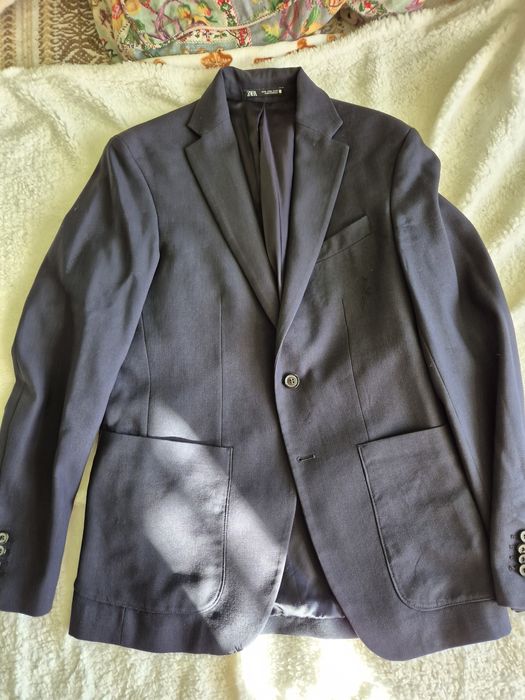 Sacou barbateasc Zara M 100% lana