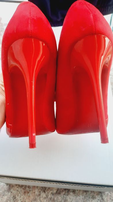 Pantofi stileto Tendez, piele naturala