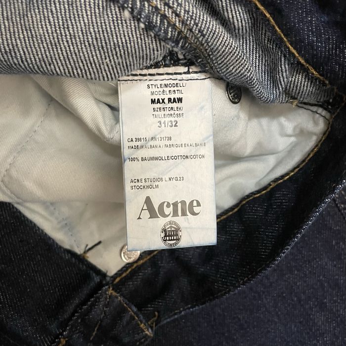 Acne Studios Max new raw silm fit