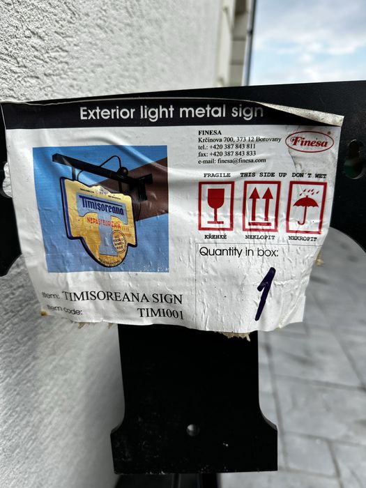 Reclama luminoasa timisoreana