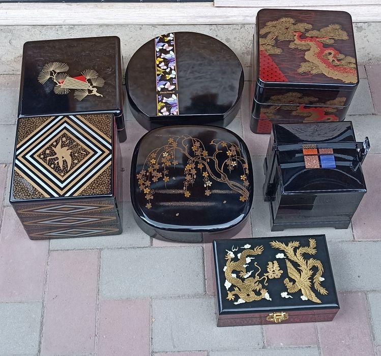 Шкатулки ЯПОНИЯ вазы .