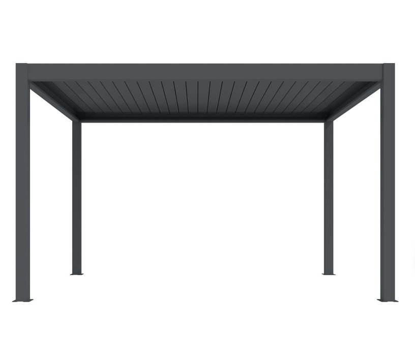 Pergola Bioclimatica Pavilion 3x3x2.4 m Premium Aluminiu Electrostatic