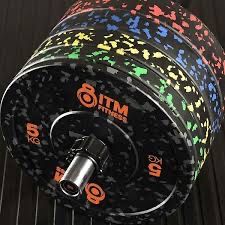 Топ Комплект Олимпийска Щанга - Weight Lifiting Gym Bumper Set -120 kg